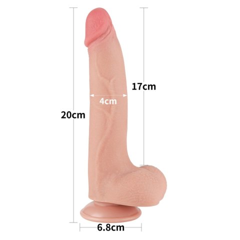 8.5'' Sliding Skin Dual Layer Dong Flesh