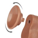 8'' Sliding Skin Dual Layer Dong Brown
