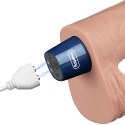9" REAL SOFTEE Rechargeable TPE Vibrating Dildo(Flesh)