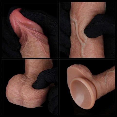 7.5'' Dual Layered Silicone Cock
