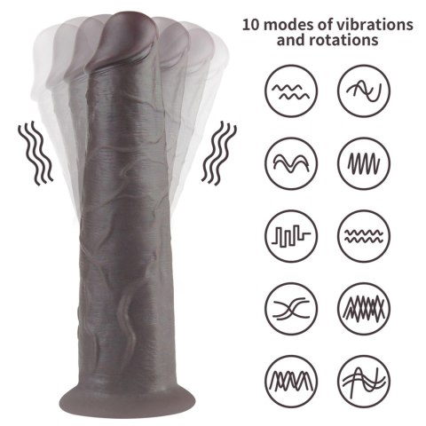 8.0'' Dual Layered Platinum Silicone Rotator