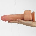 8.5"" Dual layered Silicone Rotating Nature Cock Anthony