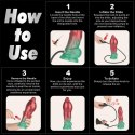 10'' Dual Density Silicone Inflatable Dildo