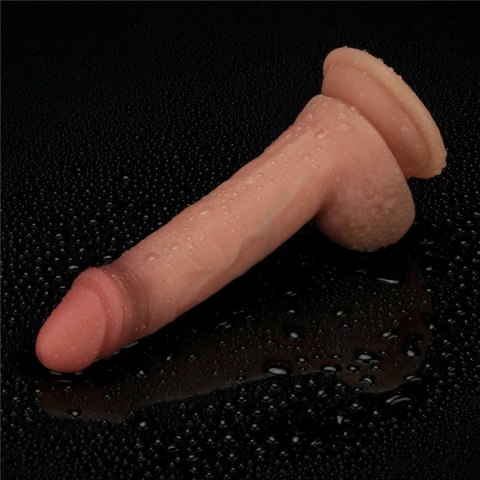 7.5'' Sliding Skin Pro Dual Layer Silicone Dong