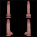 8.5'' Sliding Skin Pro II Dual Layer Silicone Dong