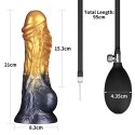 8'' Dual Density Silicone Inflatable Dildo