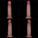 9'' Sliding Skin Pro II Dual Layer Silicone Dong
