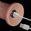 9" Vibrating Sliding Skin Pro II Dual Layer Silicone Dong