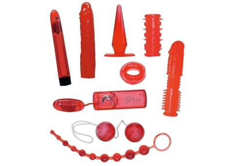 Czerwony 9 częściowy zestaw erotyczny You2Toys You2Toys