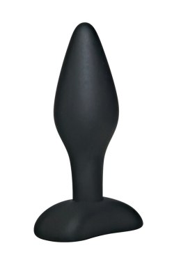 Korek analny silikonowy Black Velvets czarny mały 9 cm Black Velvets