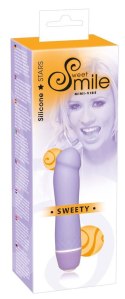 Mini wibrator Sweet Smile fioletowy silikonowy 12 cm Sweet Smile