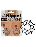 Naklejki na sutki z czarnymi dżetami gwiazdkowymi Cottelli Cottelli ACCESSOIRES