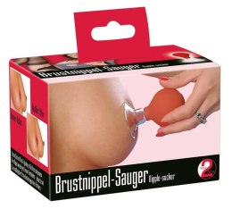 Pompka ssąca na sutki You2Toys czerwono przezroczysta 5 5 cm You2Toys
