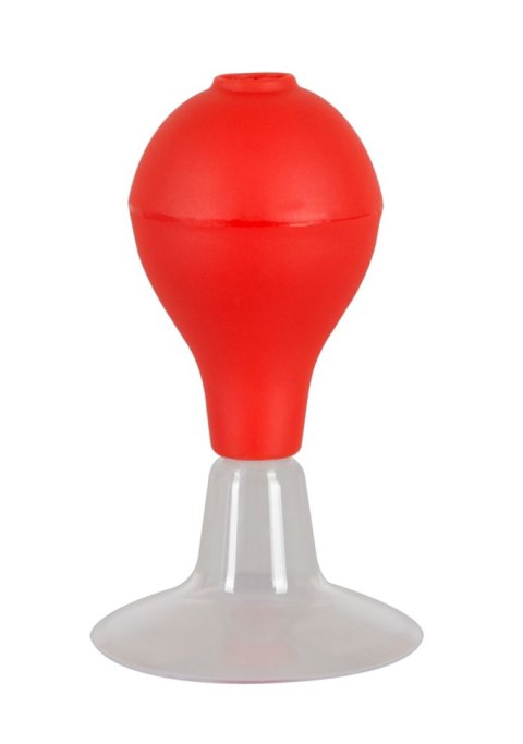 Pompka ssąca na sutki You2Toys czerwono przezroczysta 5 5 cm You2Toys