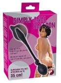 Pompowany korek analny You2Toys silikonowy czarny 30 cm You2Toys