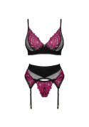 Komplet bielizny Rosenty Obsessive XL 2XL Obsessive