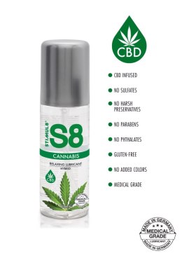 Lubrykant hybrydowy cannabis S8 125ml Stimul8 S8