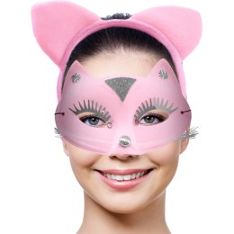 Maska roleplay Kitty Set Kinky Pleasure różowa uniwersalna Kinky Pleasure