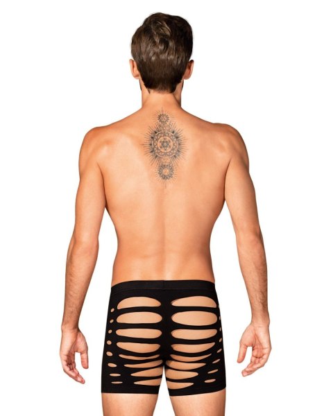 Obsessive M104 czarne bokserki z wycięciami S/M/L Obsessive