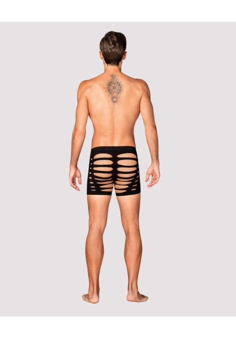 Obsessive M104 czarne bokserki z wycięciami S/M/L Obsessive