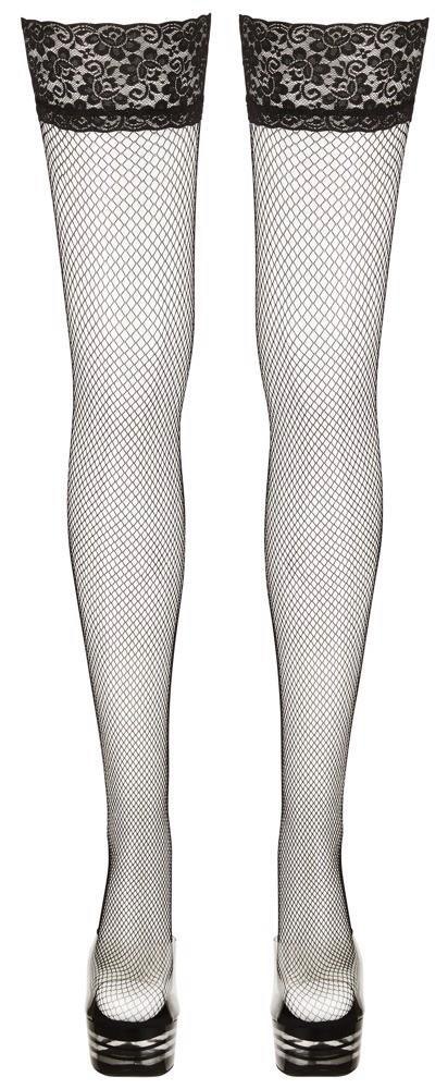 Pończochy siatkowe z koronką Cottelli LEGWEAR Cottelli LEGWEAR