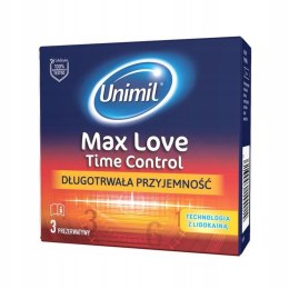 Prezerwatywy opóźniające Unimil Max Love 3 sztuki Unimil