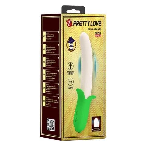 Wibrator silikonowy punktu G Pretty Love Banana Knight USB Pretty Love