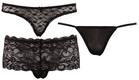 Zestaw majtek Cottelli Lingerie czarny XL Cottelli LINGERIE