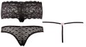 Zestaw majtek Cottelli Lingerie czarny XL Cottelli LINGERIE