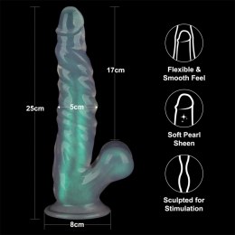 10'' Opal Pearl Sheen Dildo