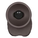 10" Vibrating Sliding Skin Pro II Silicone Dong (Black)