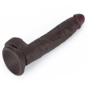 7.5'' Sliding Skin Pro II Dual Layer Silicone Dong (Black)