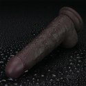 8.5'' Sliding Skin Pro II Dual Layer Silicone Dong (Black)