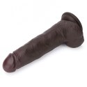 8.5"8.5" Vibrating Sliding Skin Pro II Silicone Dong (Black)
