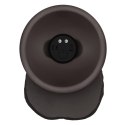 8.5"8.5" Vibrating Sliding Skin Pro II Silicone Dong (Black)