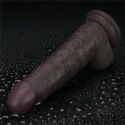 8.5"8.5" Vibrating Sliding Skin Pro II Silicone Dong (Black)