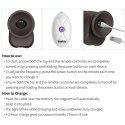8" Vibrating Sliding Skin Pro II Silicone Dong (Black)