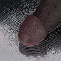 9" Vibrating Sliding Skin Pro II Dual Layer Silicone Dong