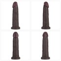9" Vibrating Sliding Skin Pro II Dual Layer Silicone Dong