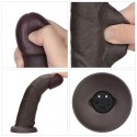 9" Vibrating Sliding Skin Pro II Dual Layer Silicone Dong