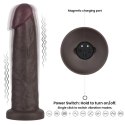 9" Vibrating Sliding Skin Pro II Dual Layer Silicone Dong