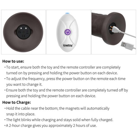 9" Vibrating Sliding Skin Pro II Dual Layer Silicone Dong