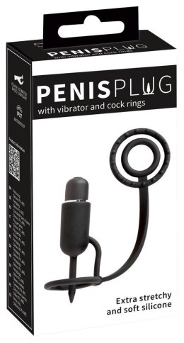 PenisPlug w. Vibrator and Cock