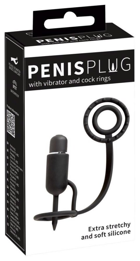 PenisPlug w. Vibrator and Cock