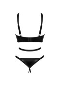 Body erotyczne otwarte Obsessive Armares czarne XS/S Obsessive