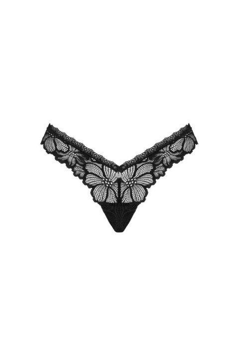 Figi koronkowe Serafia Obsessive czarne XL/2XL Obsessive