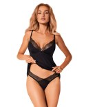Komplet bielizny Obsessive Bella Rou czarny M/L Obsessive