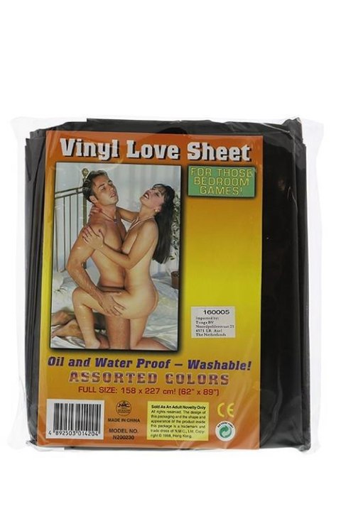 Prześcieradło PVC NMC czarne 158x227 cm NMC