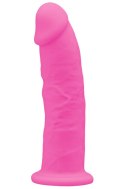 Realistyczne dildo silikonowe Silexd różowe świecące 15 cm Silexd