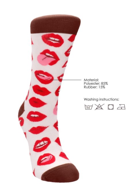 Skarpetki Sexy Socks Lip Love rozmiar 36 41 Sexy Socks